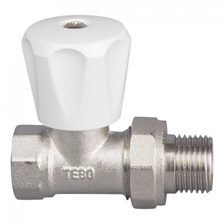 Вентиль для радиатора прямой TEBO 1/2''