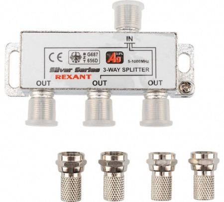 Разветвитель F-р-м Silver 5-1000MHz 3 вых