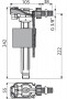 Клапан впуска боковой 3/8" ALCADRAIN  A150