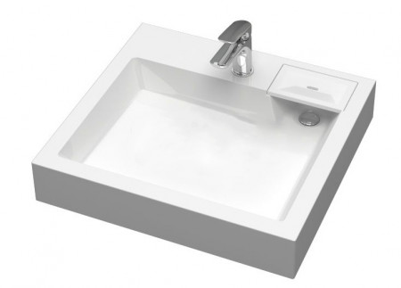 Раковина ЭНИГМА V62D1 600 х550х110 на стир.машину (с кронштейнами)