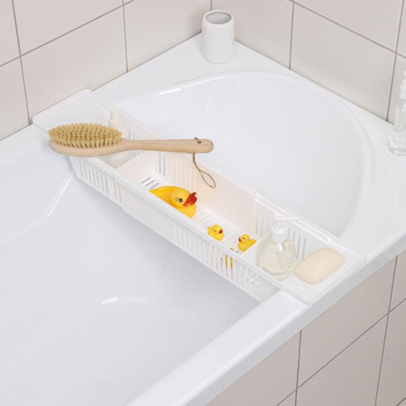Полка на ванную Berossi Toys AC 207 раздвижная снежно белый