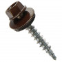 Саморез кровел. 4,8*35 RAL8017 (шоколад) 250шт.
