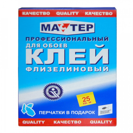 Клей для обоев МАСТЕР флизелиновый 200г