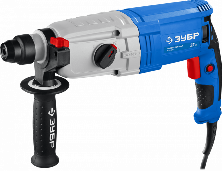 Перфоратор ЗУБР ЗП-32-1100К, SDS-plus,1100Вт