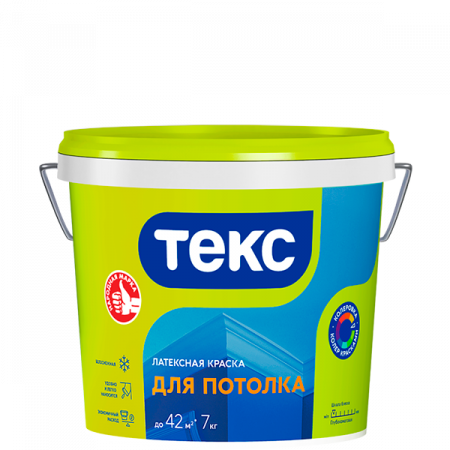 Краска в/д ТЕКС УНИВЕРСАЛ для потолка латексная  14.0 кг