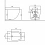 Унитаз подвесной (Wesnaart) Nova, микролифт, безободковый, торнадо