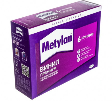 Клей для обоев "МЕТИЛАН" Винил Премиум без индикатора 200г