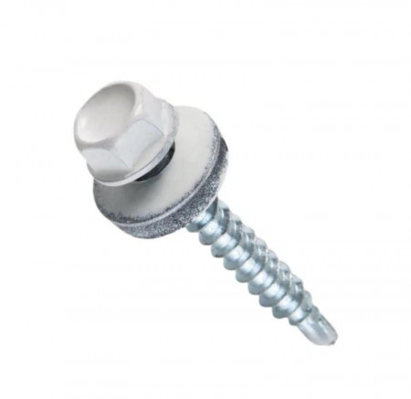 Саморез кровел. 4,8*35 RAL9003 (белый) 250шт.