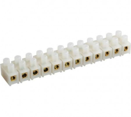 Клеммник 12 пар IEK ЗВИ-10 (2.5-6 мм.кв.) 10А