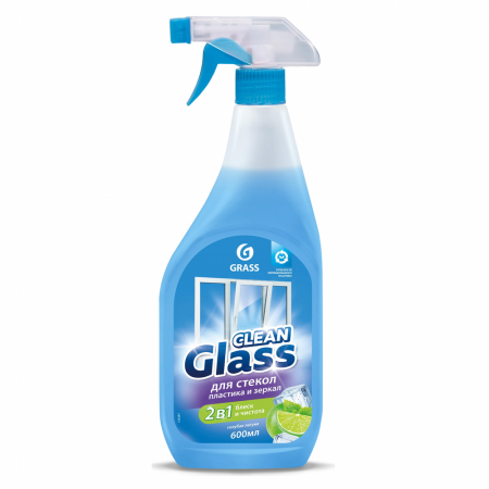 Средство для стекол и зеркал чистящее GRASS Clean Glass Голубая лагуна 600 мл