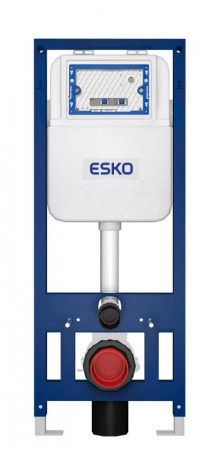Система инсталляции ESKO Nordik, 380 мм с клавишей хром ND245