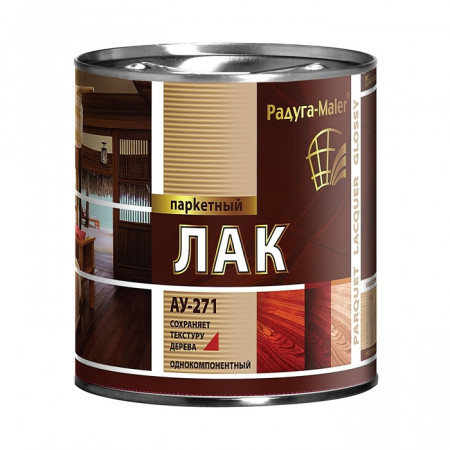 Лак РАДУГАМАЛЕР паркетный  глянцевый  0.9кг