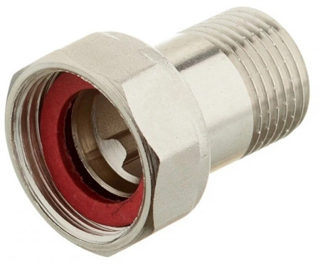 Штуцер с накидной гайкой ZEISSLER, для счетчика 1/2"х3/4" (1 шт)