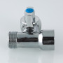 Кран шаровый ВР-НР-НР 3-х ходовой для СМА VALTEC 1/2"х3/4"х1/2"