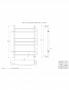 Полотенцесушитель лестница бок. подкл. TL 80(выс.)х50(шир.)х50(подкл.) 1"