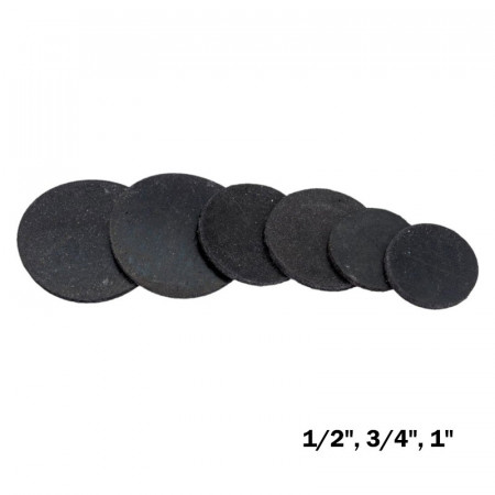 Набор прокладок под заглушку 1/2" (2шт), 3/4" (2шт), 1" (2шт) TeRma 10171