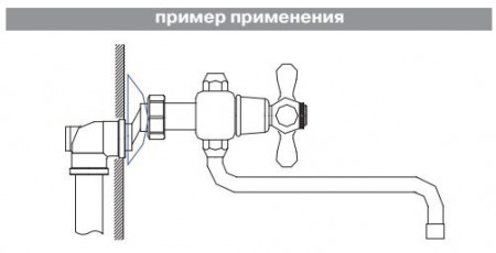 Эксцентрик д/см.1/2"х3/4"+ отражатель люкс