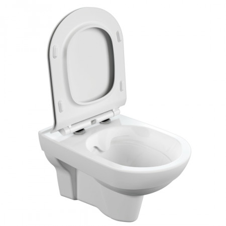 Унитаз подвесной (Cersanit) City Clean On Dpl slim, микролифт