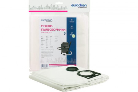 Синтетический мешок-пылесборник для пром.пылесосов EURO Clean (до 36 литров) EUR-308