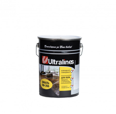 Эмаль ПФ-266 для пола ULTRA LINES красно-коричневая  5,5кг  Таганрог