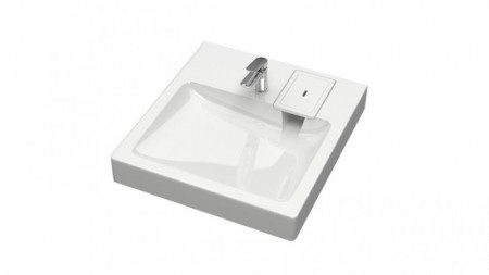 Раковина МАРГО V58D1  546х500х88 на стир.машину (с кронштейнами) Bergg