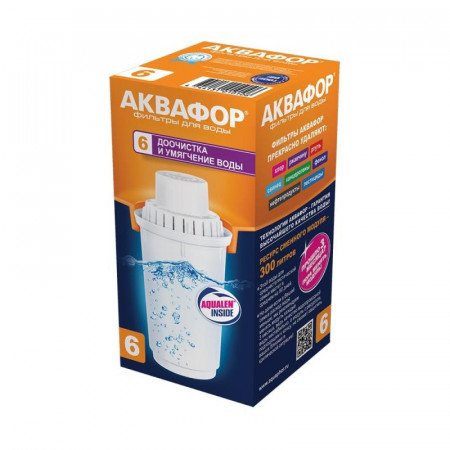 Сменный модуль фильтрующий Аквафор В100-6 (д/кувшина) снижение накипипи