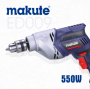 Дрель сетевая MAKUTE ED009, 550Вт, 0-3000 об/мин
