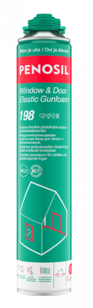 Пена монтажная PENOSIL Window & Home Elastic Gunfoam  198 эластичная 800 ml